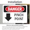 Signmission Safety Culture Sign, 5 in Width, Vinyl Decal, Rectangle OS-2PACK-DS-D-35-L-1716 - alternate 6